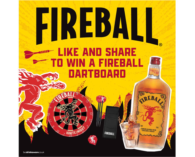 Free Fireball Dartboard